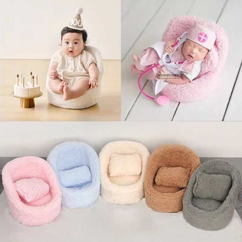 Baby Nursery Set - 2 pçs bebê posando sofá recém-nascido