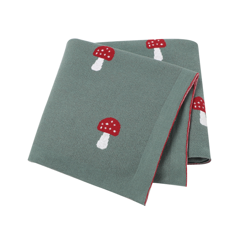 Baby Boy Nursery Quilt - Cobertores de algodão tricotado para bebês