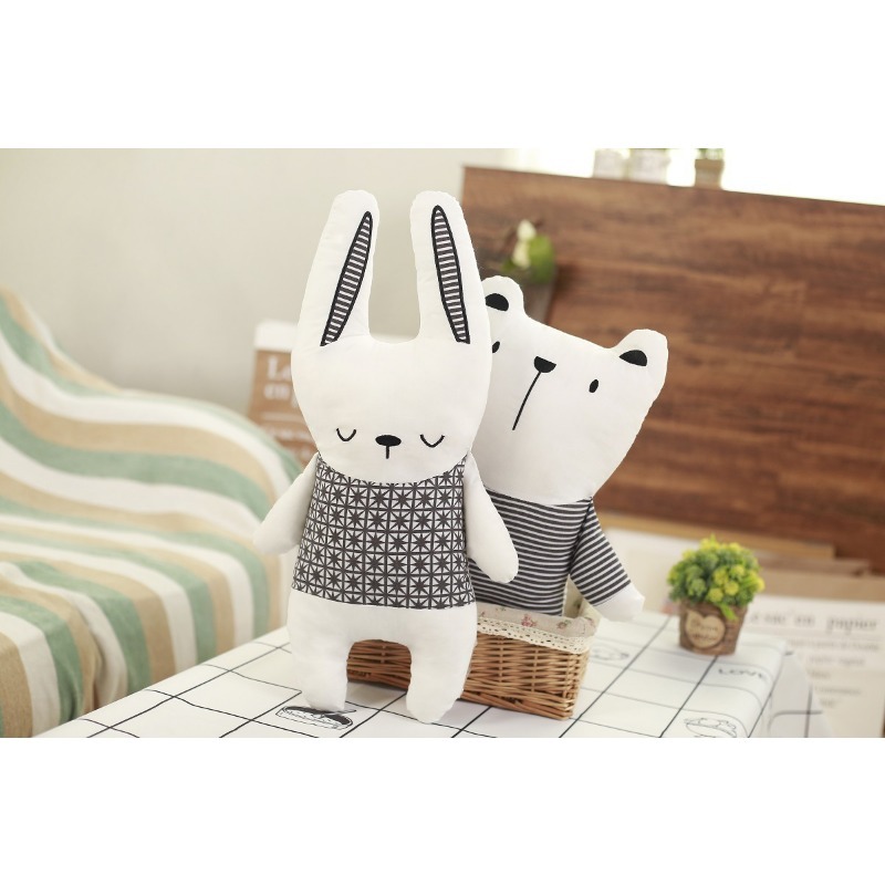 Baby Nursery Dolls - Boneco de Pelúcia de Algodão Coelho