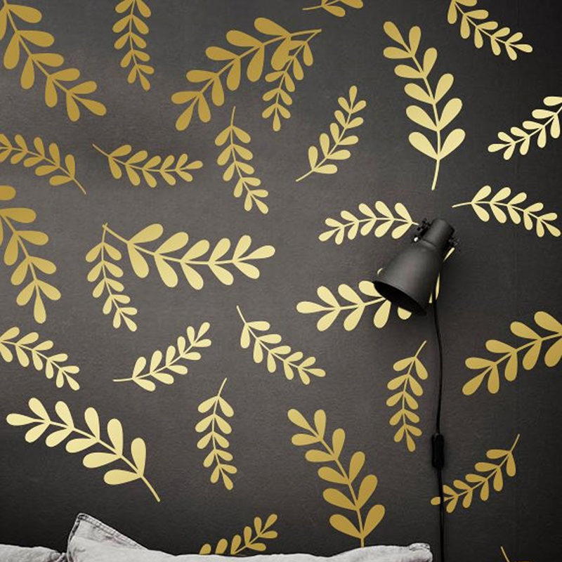 Baby Nursery Jungle - Folha botânica floral adesivo de parede