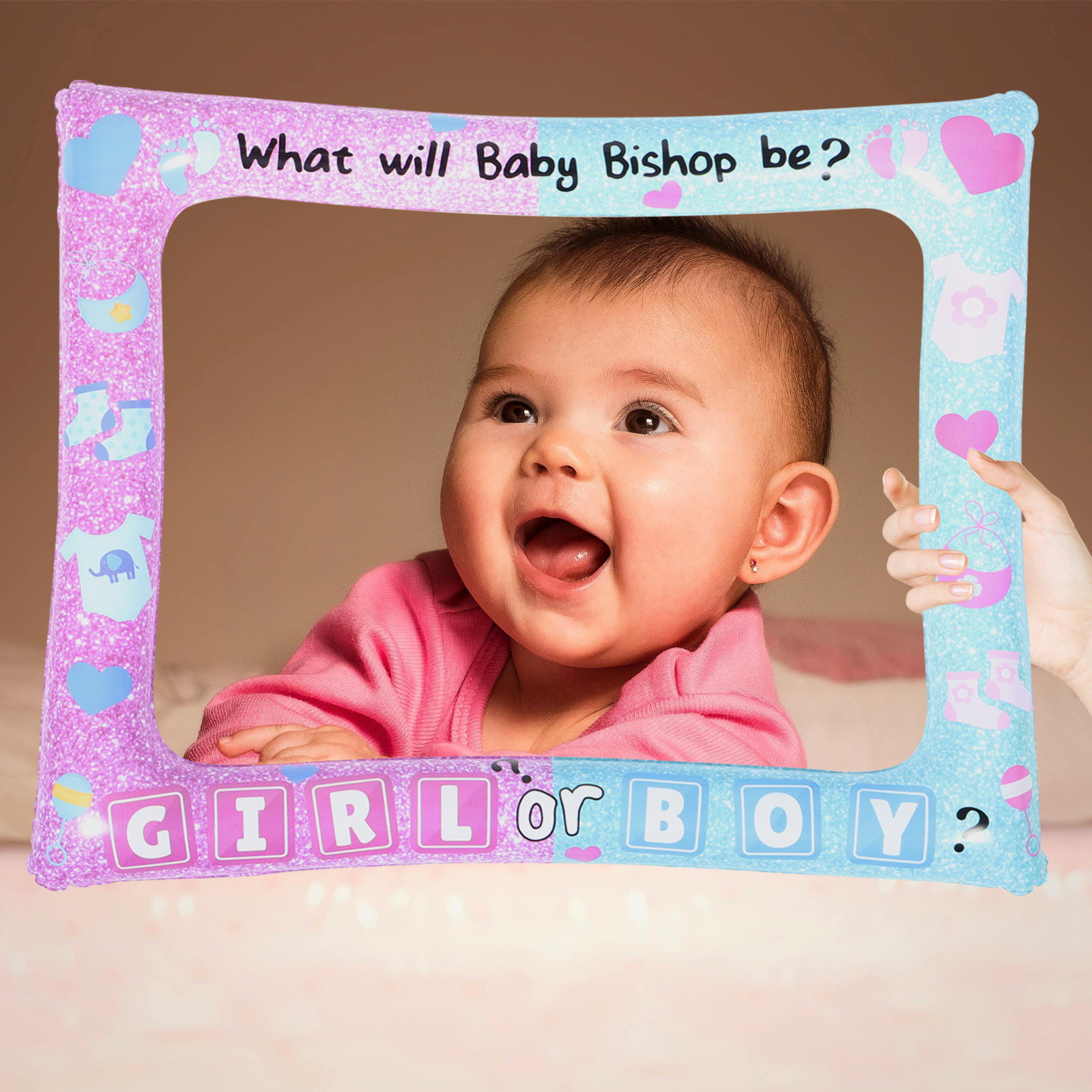 Moldura Inflável para Fotos, D - Photo Frame Baby avaliação e preço