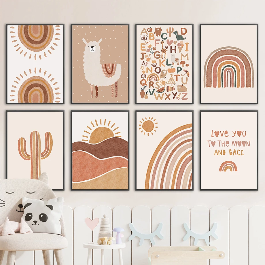 Arte de Parede em Tela com Alp - Baby Nursery Jungle avaliação e preço