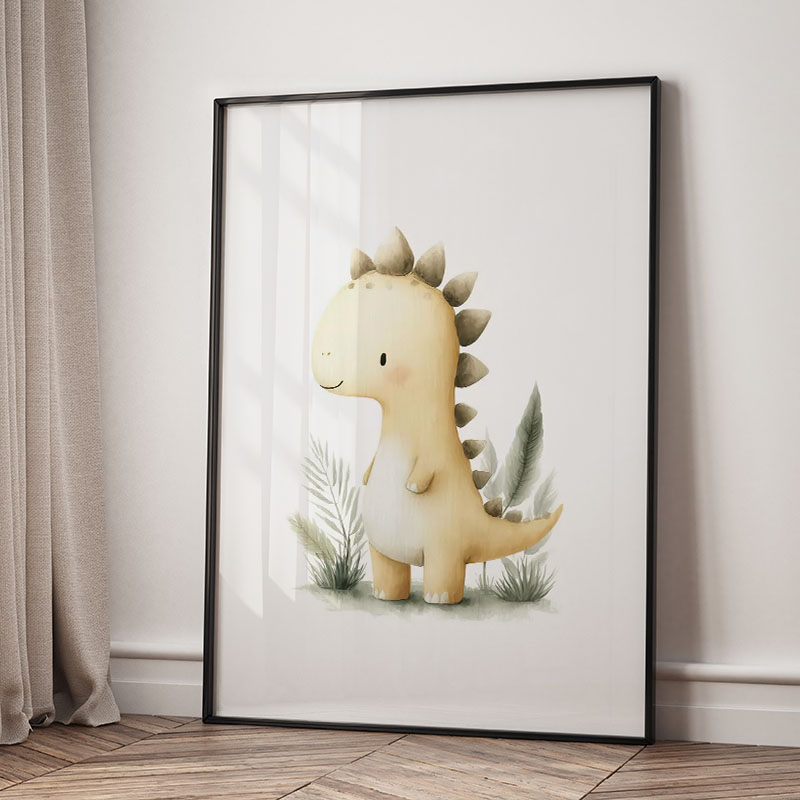 Pôsteres de Dinossauros Kawaii - Baby Nursery Jungle avaliação e preço