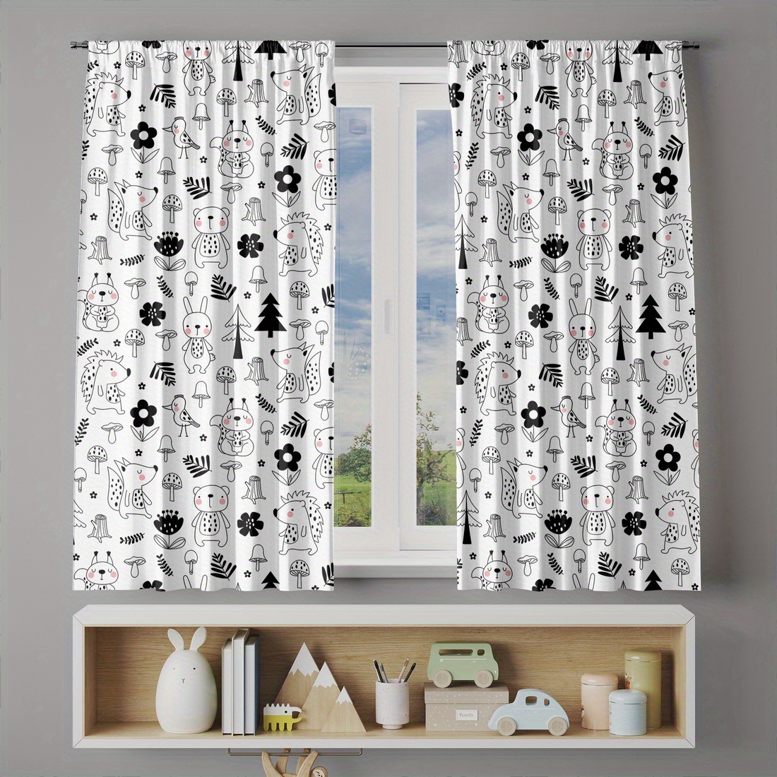Cortinas de Berçário com Padrã - Baby Nursery Panelling avaliação e preço