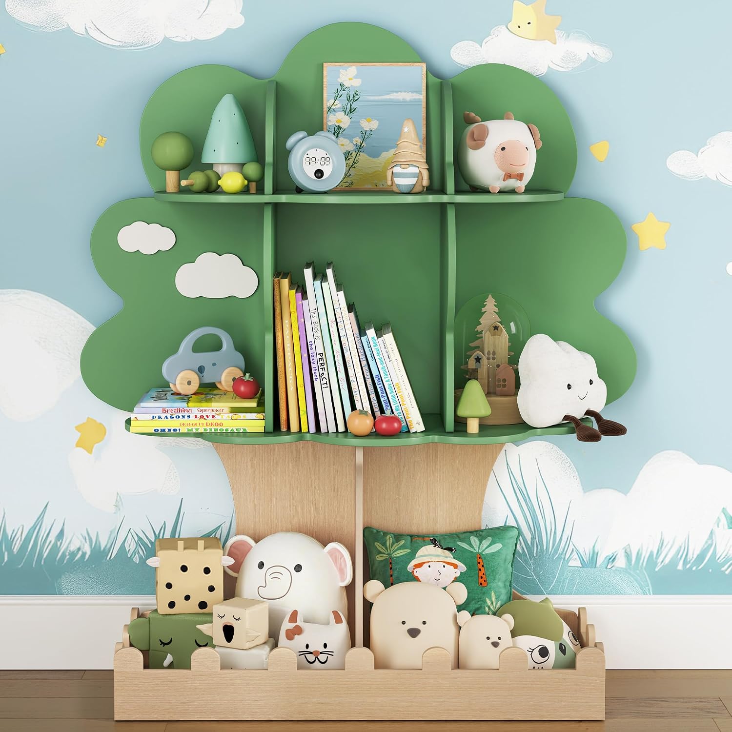 Estante de Livros Infantil em  - Baby Nursery Tree avaliação e preço