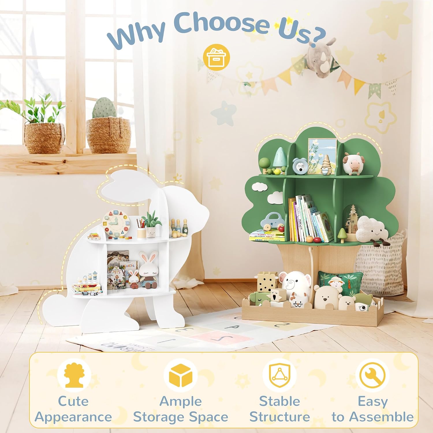 Estante de Livros Infantil em  - Baby Nursery Tree avaliação e preço
