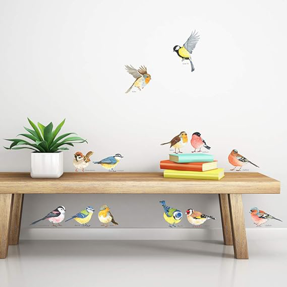 13 pçs pequenos pássaros adesi - Baby Nursery Panelling avaliação e preço
