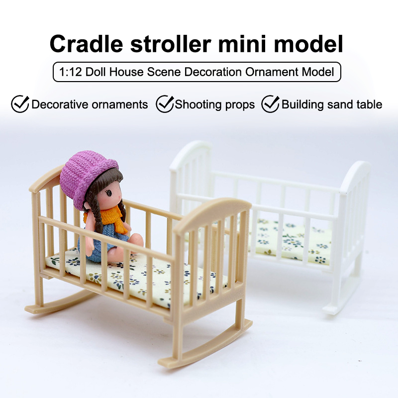 ⭐ QUENTE ❗   1/12 casa de bone - Baby Nursery Dolls avaliação e preço