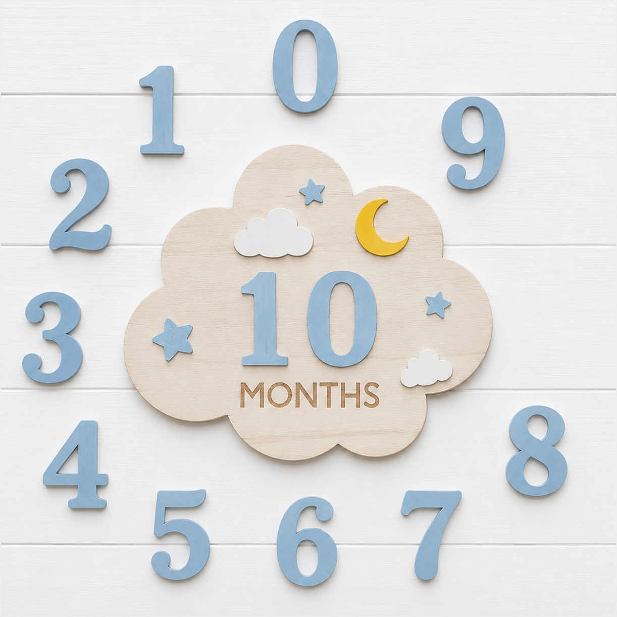 Conjunto de cartões de marcos  - Baby Nursery Set avaliação e preço