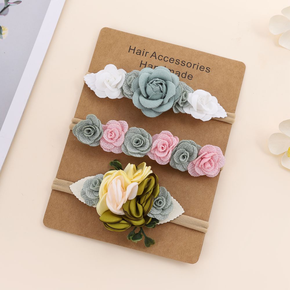 Conjunto de 3 Faixas de Cabelo - Baby Nursery Set avaliação e preço